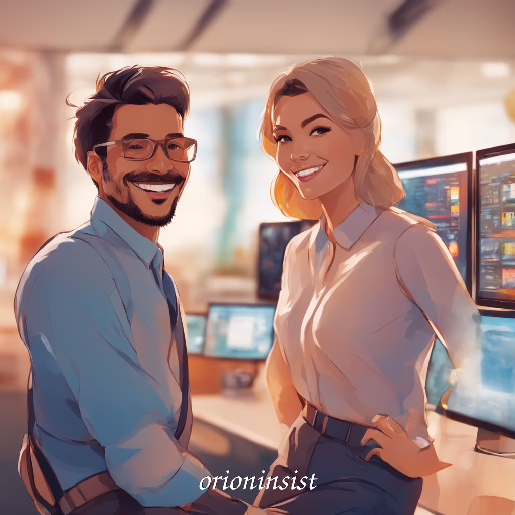 Developers looking at a colorful and organized Arch Linux pacman command line output on a terminal screen.