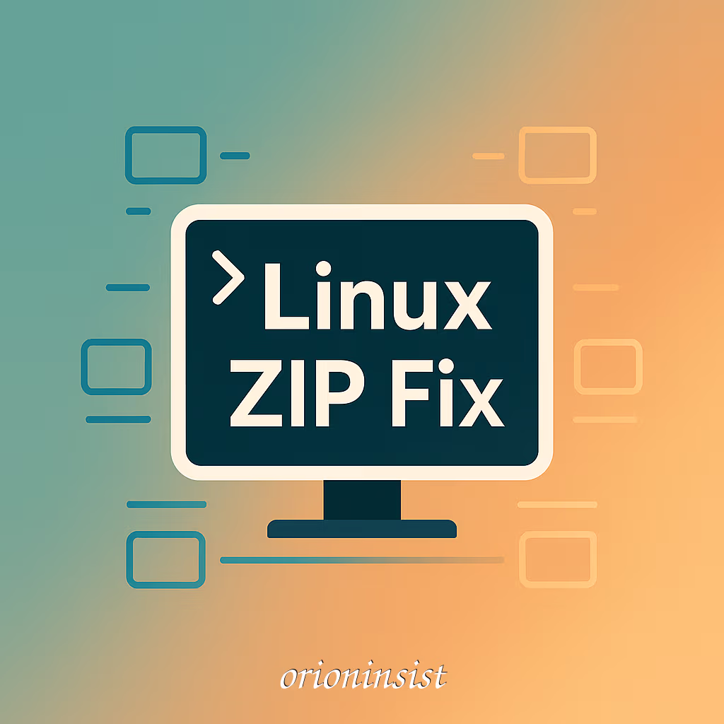 Linux terminal showing multi-part ZIP extraction commands using zip -FF